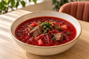 Борщ с говядиной