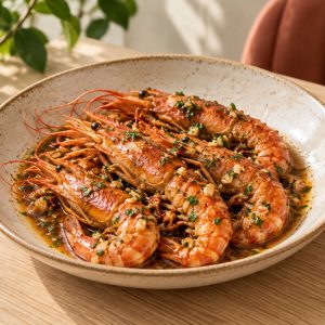 Лангустины в ароматном соусе